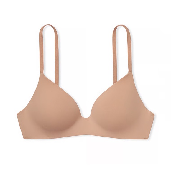 Victoria's Secret Other - Victoria’s Secret The T-Shirt Cotton Lightly Lined Nude Wireless Bra